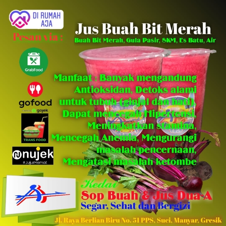 Jus Buah Bit Merah