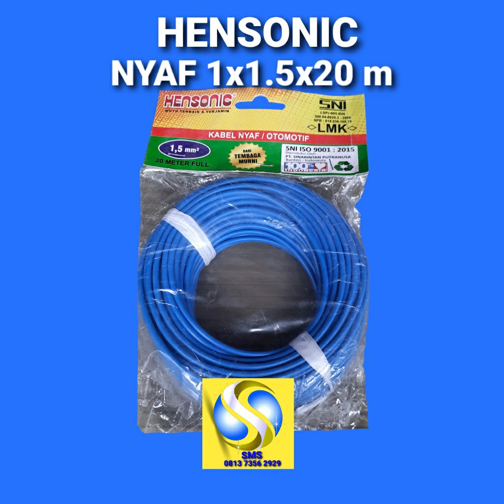 KABEL NYAF HENSONIC BIRU