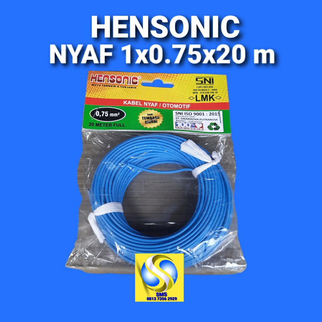 KABEL NYAF HENSONIC BIRU