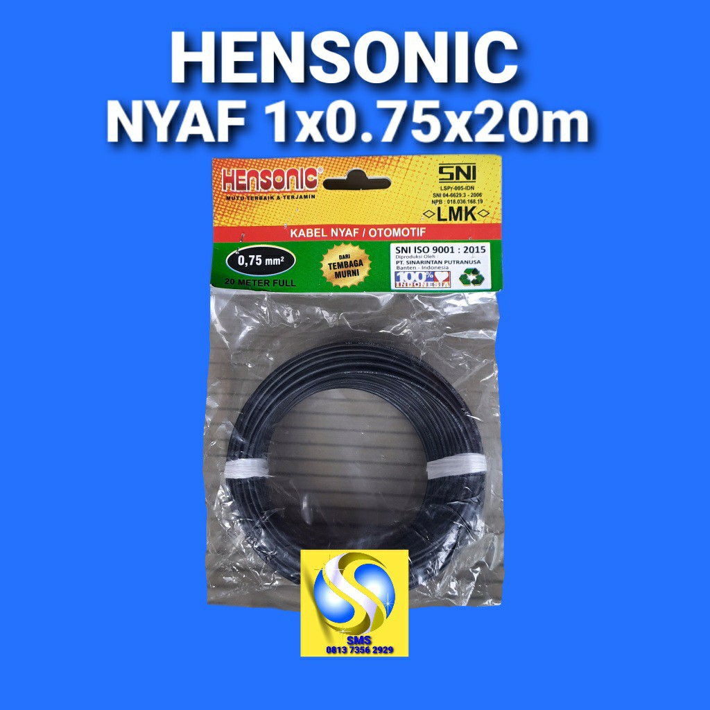 KABEL NYAF HENSONIC BLACK