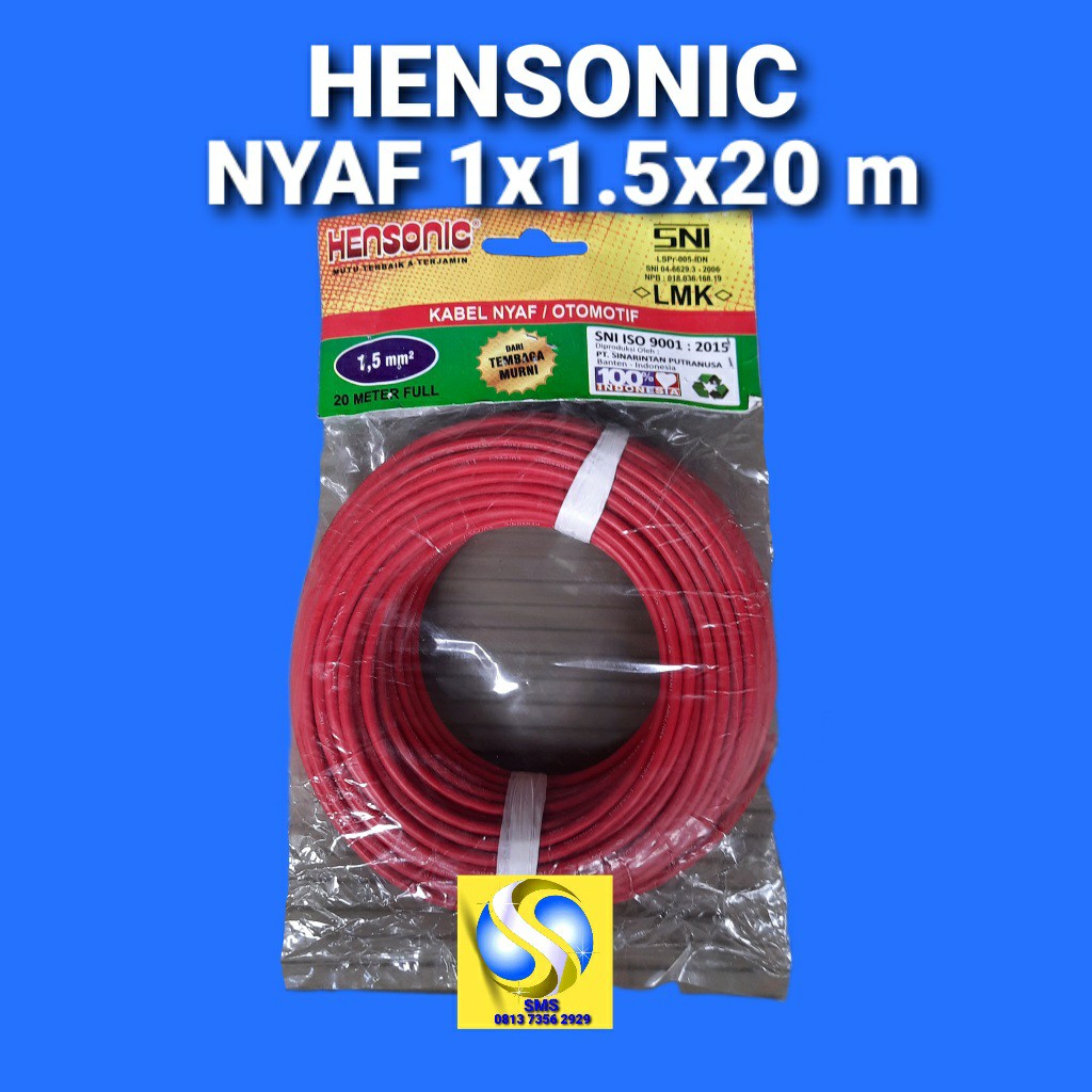 KABEL NYAF HENSONIC MERAH