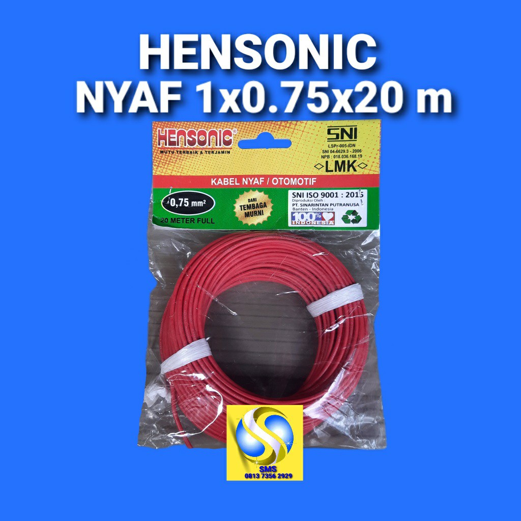 KABEL NYAF HENSONIC MERAH