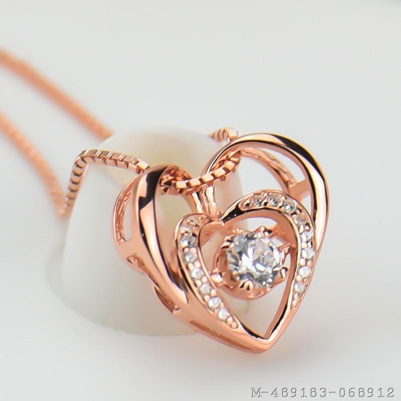 KALUNG WANITA DOUBLE HEART 2