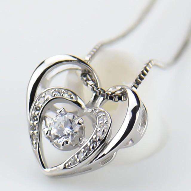 KALUNG WANITA DOUBLE HEART 3