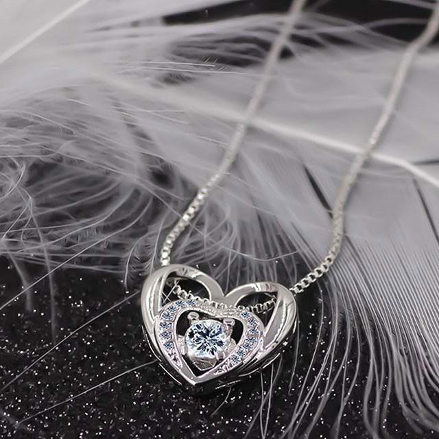 KALUNG WANITA DOUBLE HEART 4