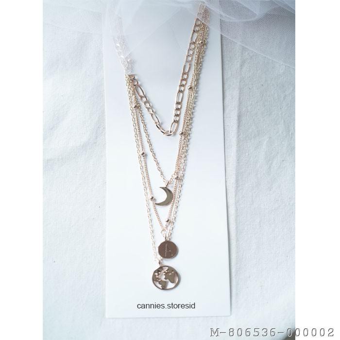 KALUNG WANITA LOGAM MULTILAYER 2