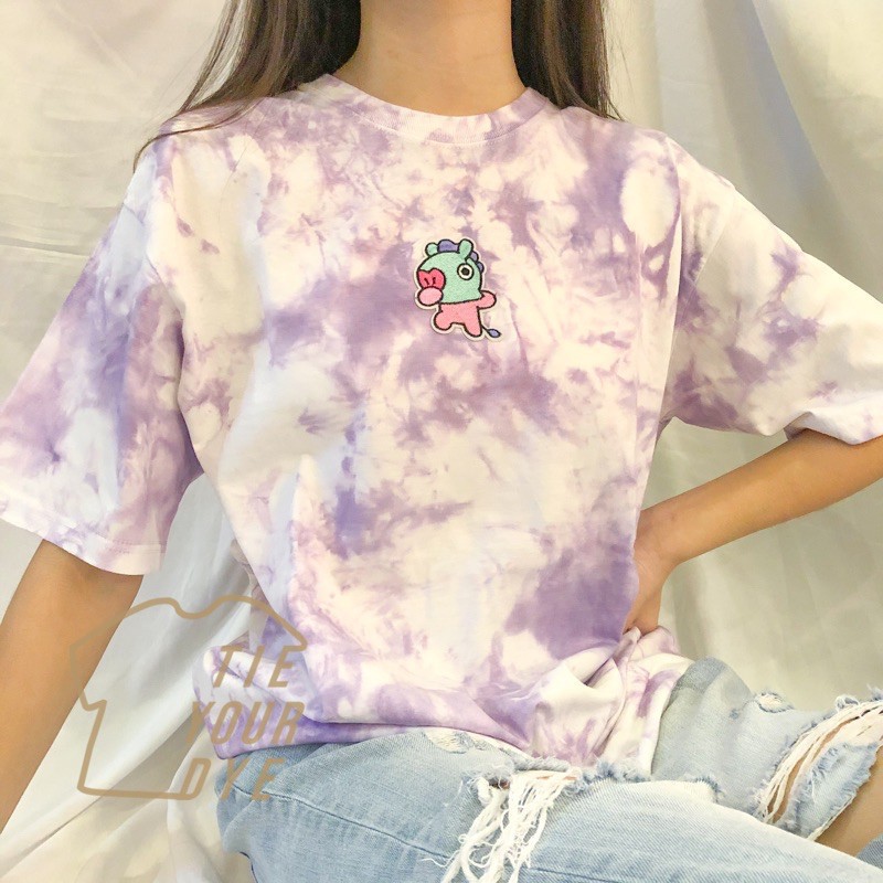 KAOS BTS  LENGAN PENDEK TIE DYE BTS