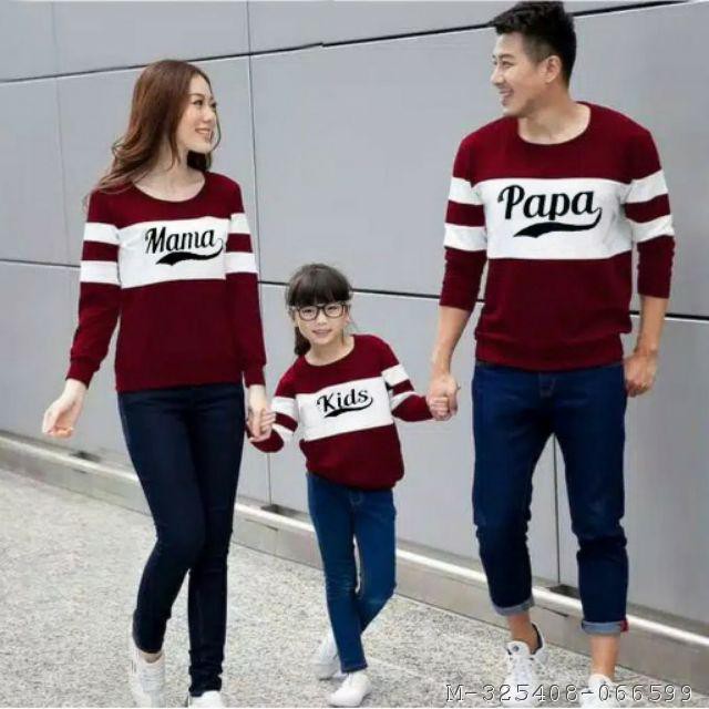 KAOS KELUARGA PAPA MAMA KID 4