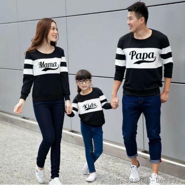 KAOS KELUARGA PAPA MAMA KID 5