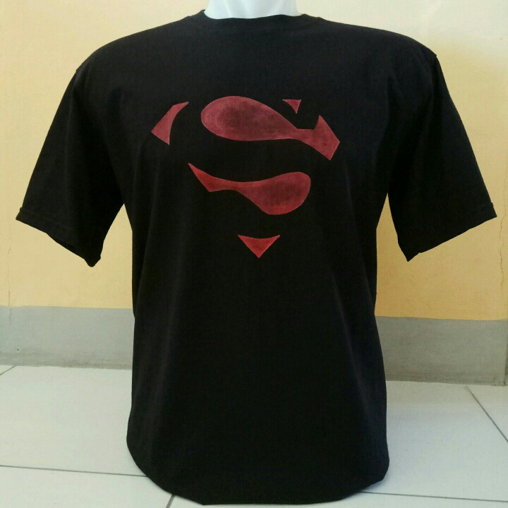 KAOS LUKIS logo SUPERMAN