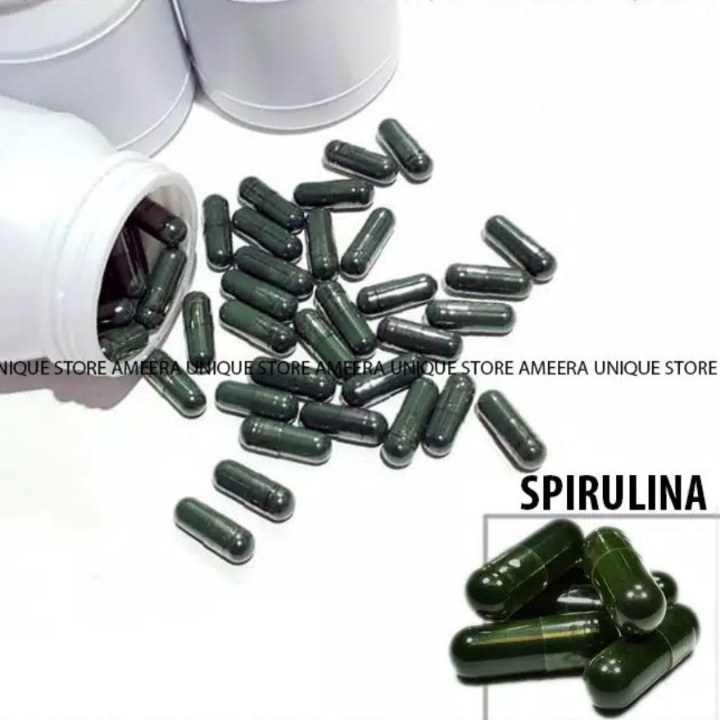 KAPSUL Masker Spirulina Bubuk Organik Natural