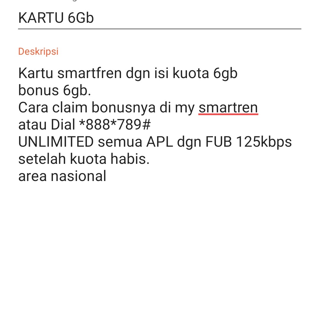 KARTU 6Gb 2