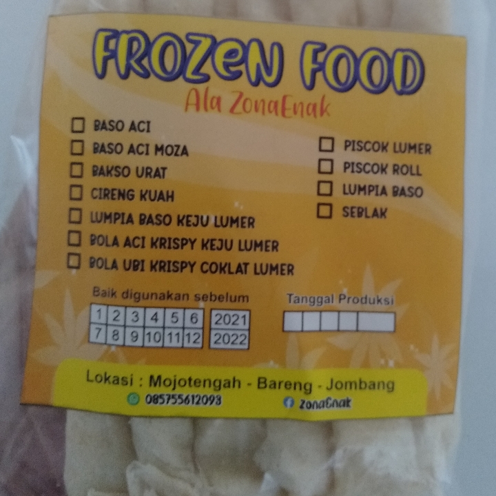 KEJU AROMA FROZEN ALA ZONAENAK