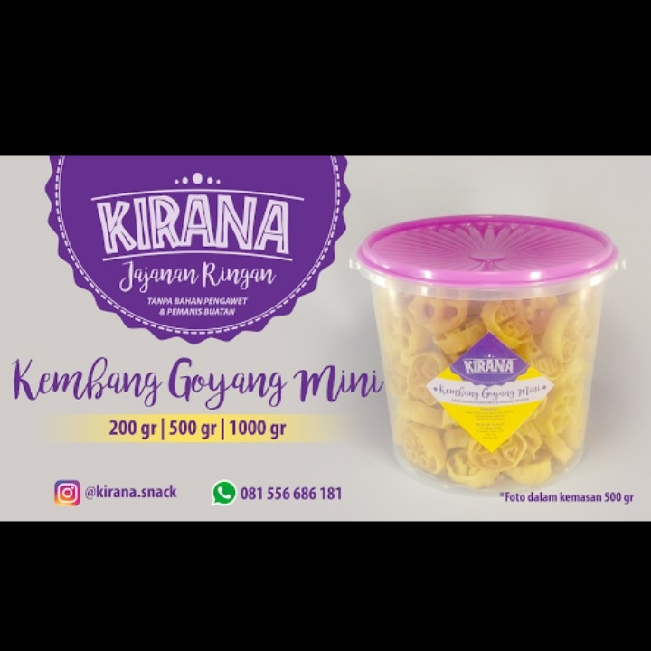 KEMBANG GOYANG MINI 200 Gr