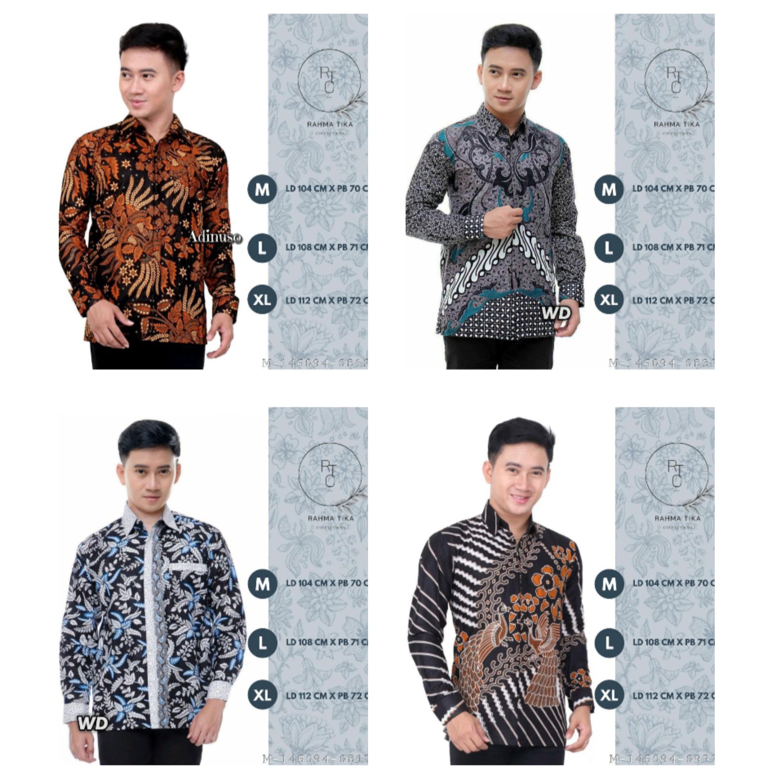 KEMEJA BATIK BANYAK MOTIF KATUN