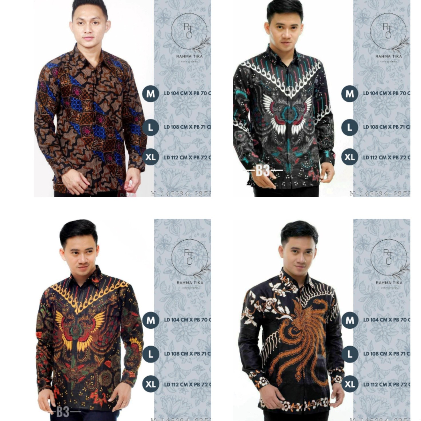 KEMEJA BATIK BANYAK MOTIF KATUN 3