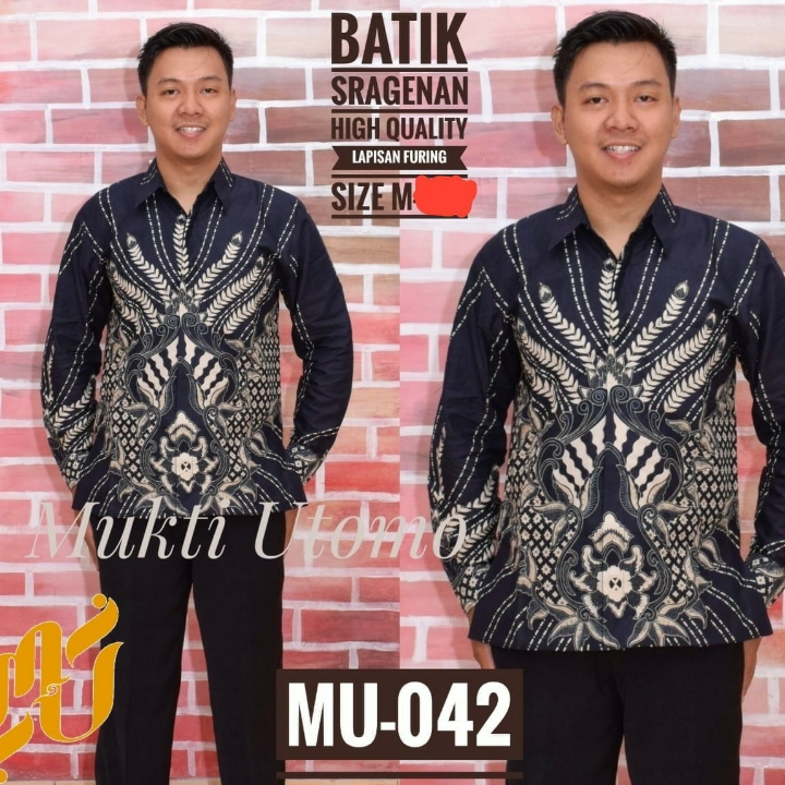 KEMEJA BATIK MUKTI UTOMO - PRIA MU 042