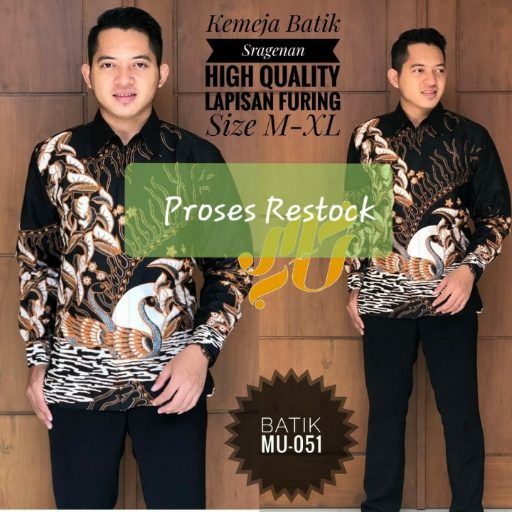 KEMEJA BATIK MUKTI UTOMO - PRIA MU 051