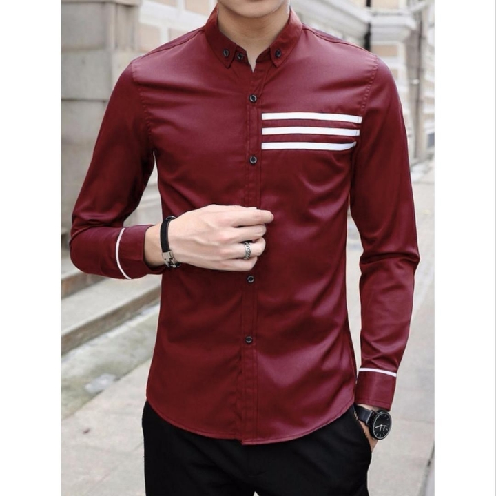 KEMEJA MERCURY MAROON