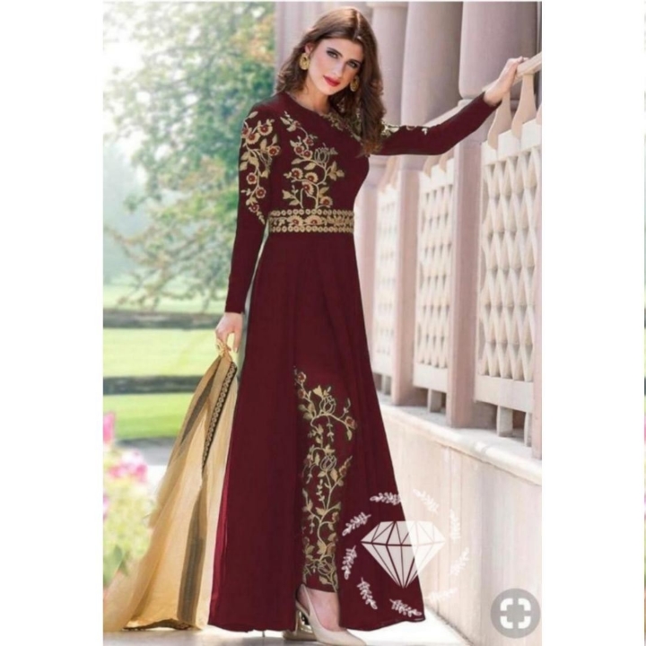 KHAJOOL MAROON SET