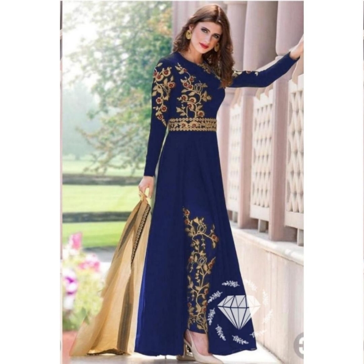 KHAJOOL NAVY SET