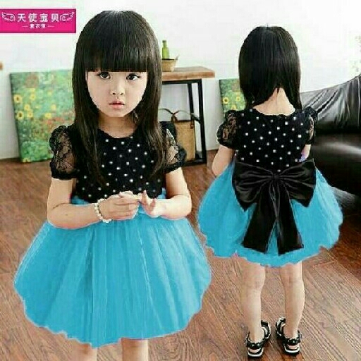 KID DRESS SHANSHAN POLKA