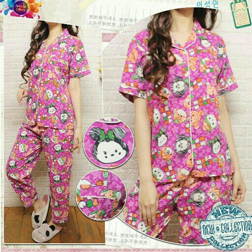 KITTY POLKA BLUE PAJAMAS CP  6