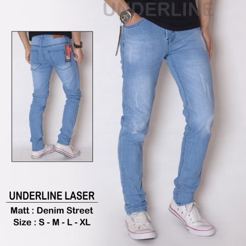 KNKR Celana Jeans Laser Underline 03