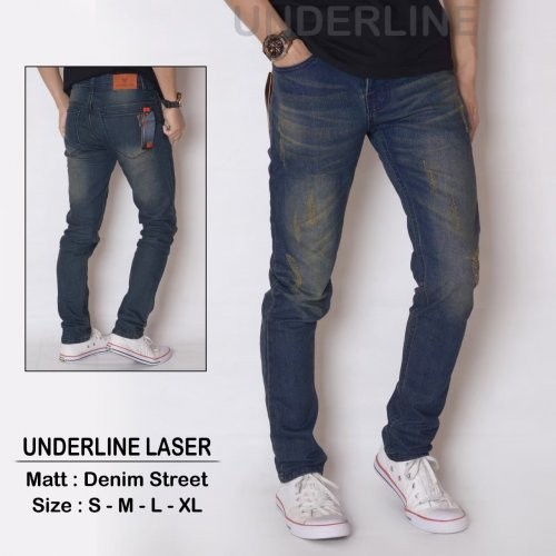 KNKR Celana Jeans Laser Underline 04