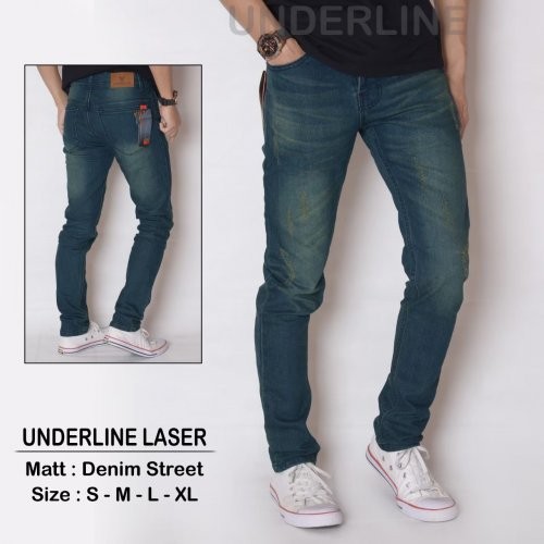 KNKR Celana Jeans Laser Underline 05