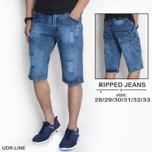 KNKR Celana Jeans Pendek Reg Underline 04