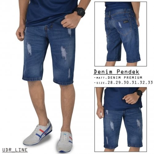 KNKR Celana Jeans Pendek Reg Underline 05