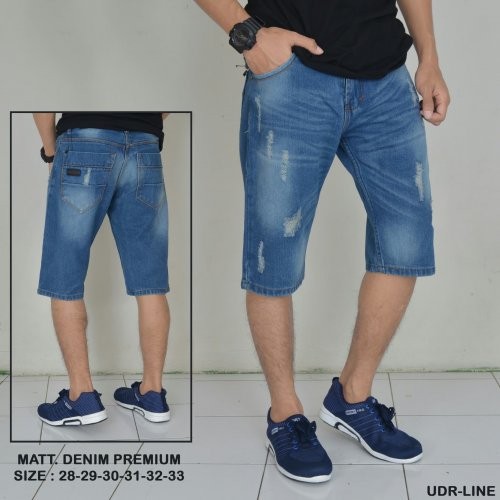 KNKR Celana Jeans Pendek Reg Underline 06 2