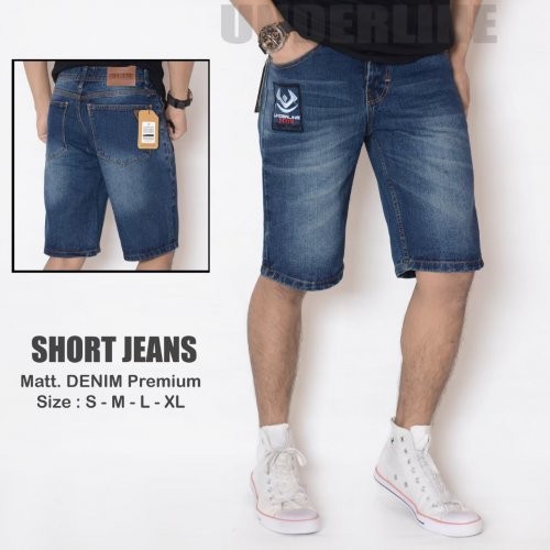 KNKR Celana Jeans Pendek Underline 05