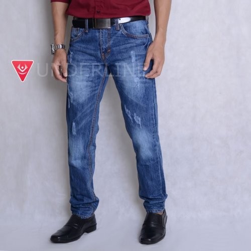 KNKR Celana Jeans Reguler Underline 01 2