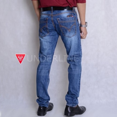 KNKR Celana Jeans Reguler Underline 01 3