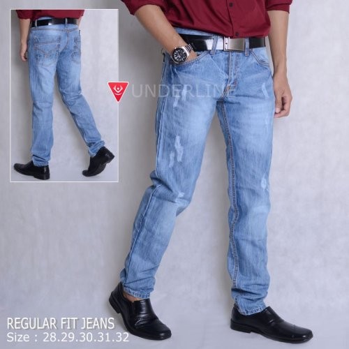 KNKR Celana Jeans Reguler Underline 02