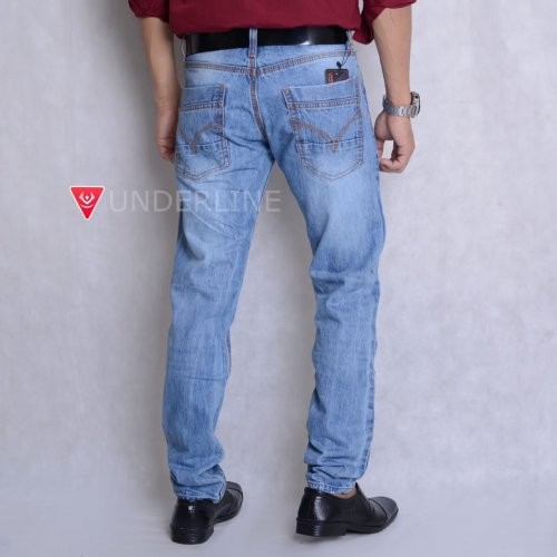 KNKR Celana Jeans Reguler Underline 02 3