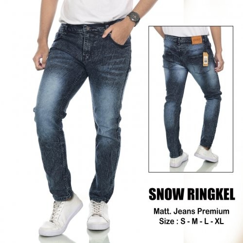 KNKR Celana Jeans Snow Ringkel Underline 01