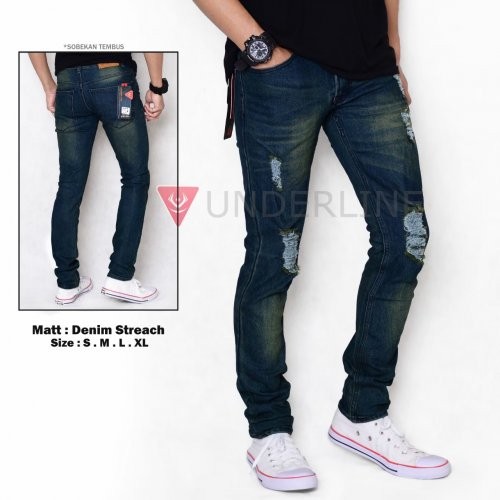 KNKR Celana Jeans UNDERLINE 02 4