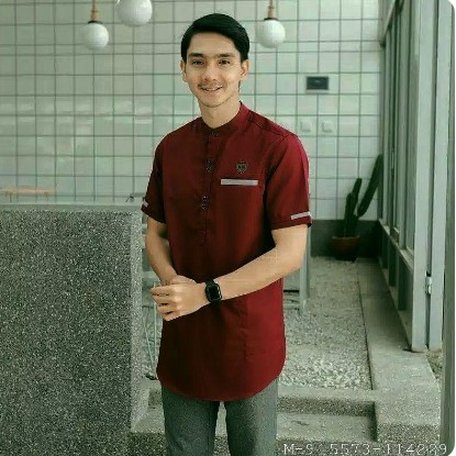 KOKO KURTA PRIA LENGAN PENDEK KATUN 3