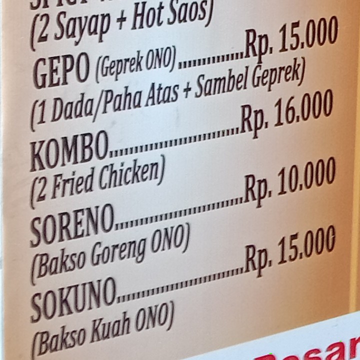 KOMBO 2 Fried Chicken