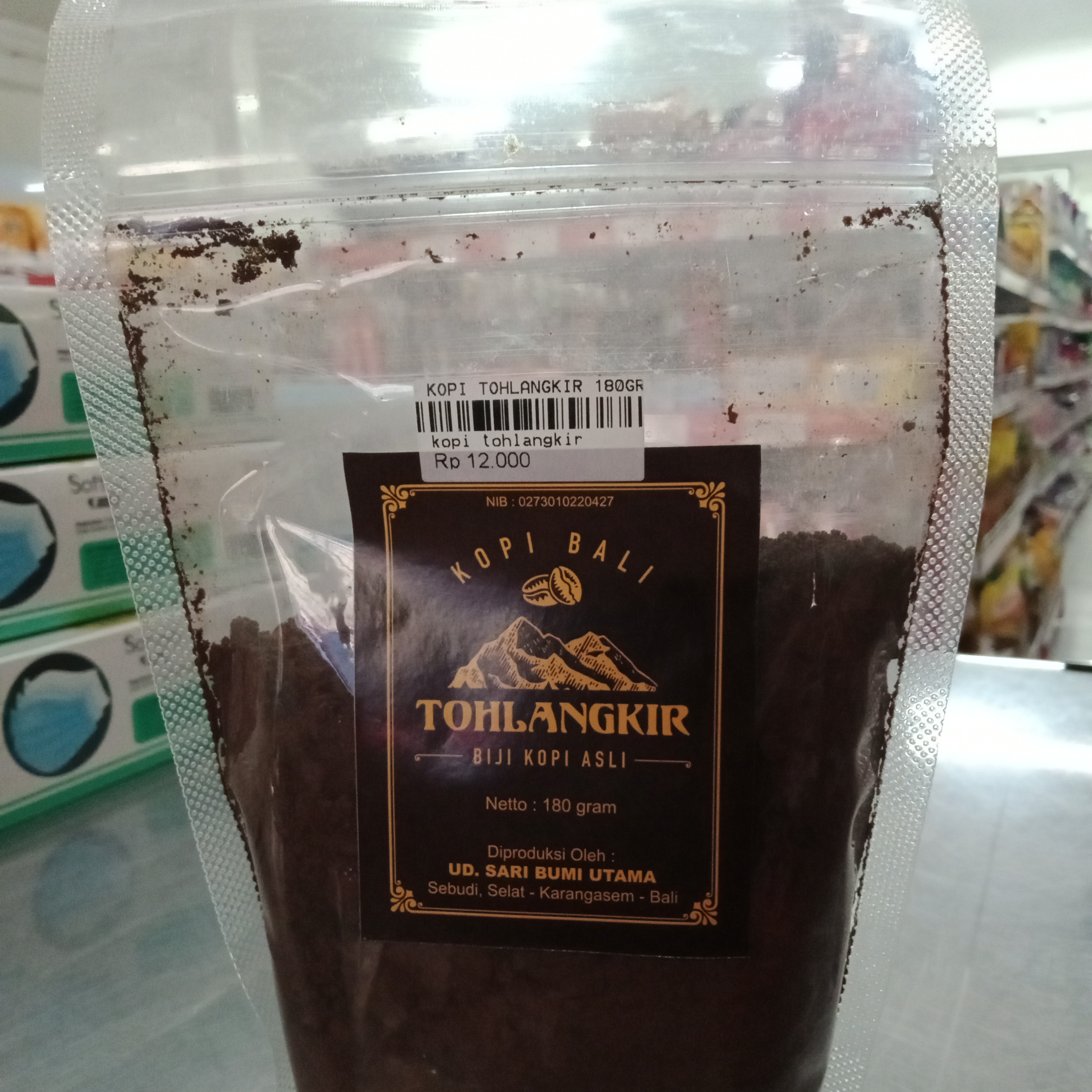 KOPI TOHLANGKIR 180GR