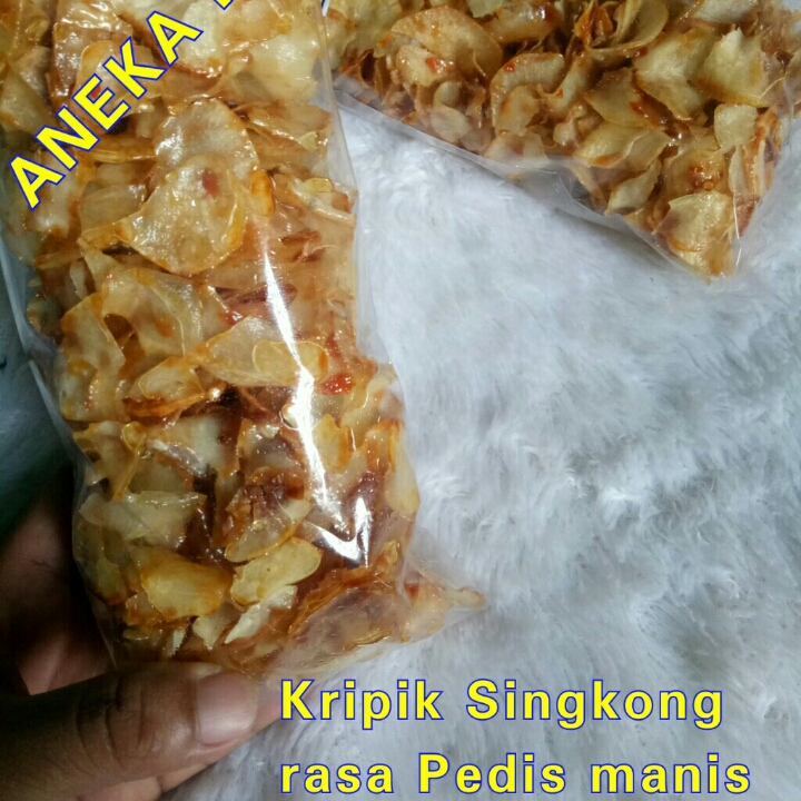 KRIPIK SINGKONG RASA PEDAS MANIS