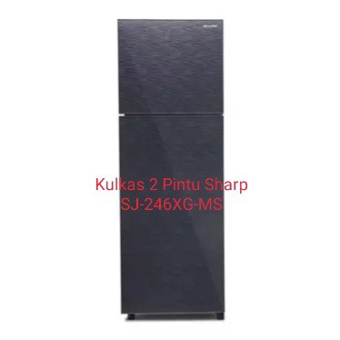 KULKAS 2PT SHARP SJ-246XG-MS