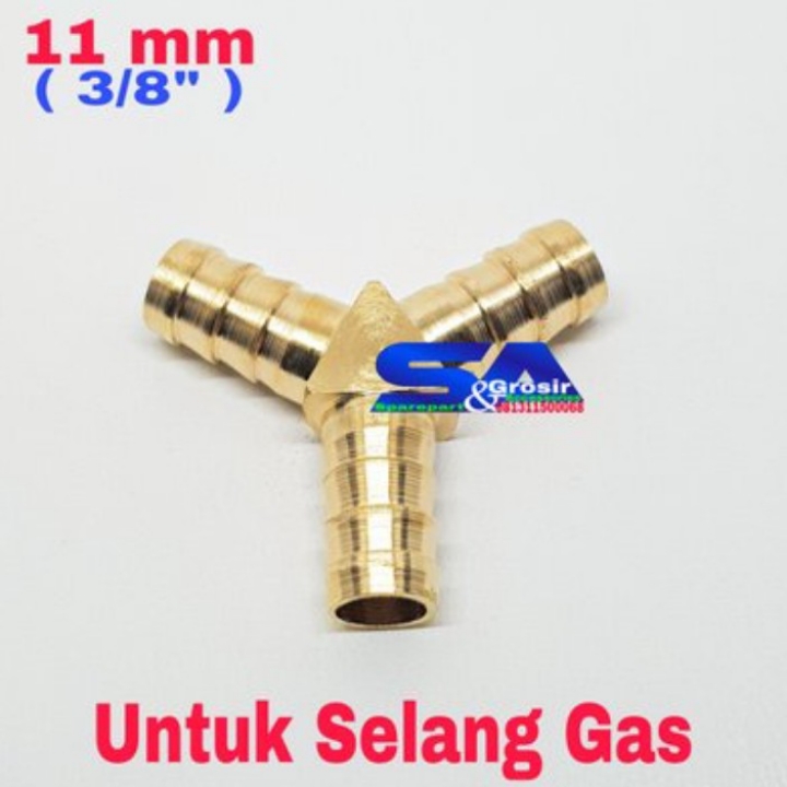 KUNINGAN cabang 3 - sambungan Y selang gas