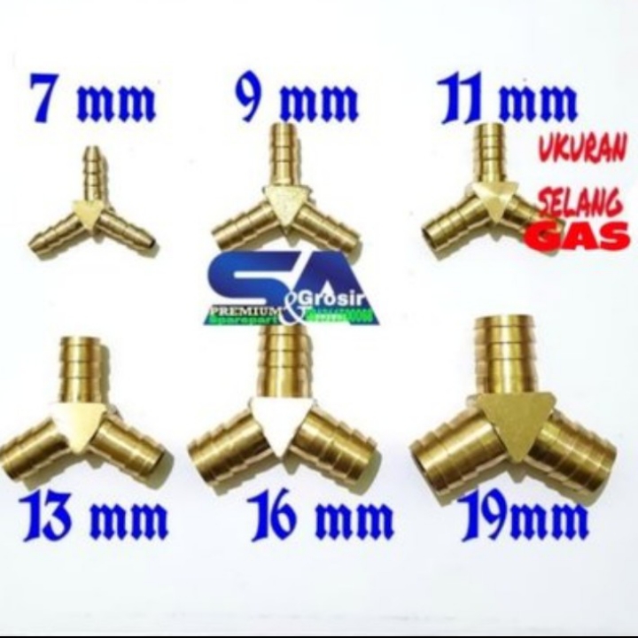 KUNINGAN cabang 3 - sambungan Y selang gas 3