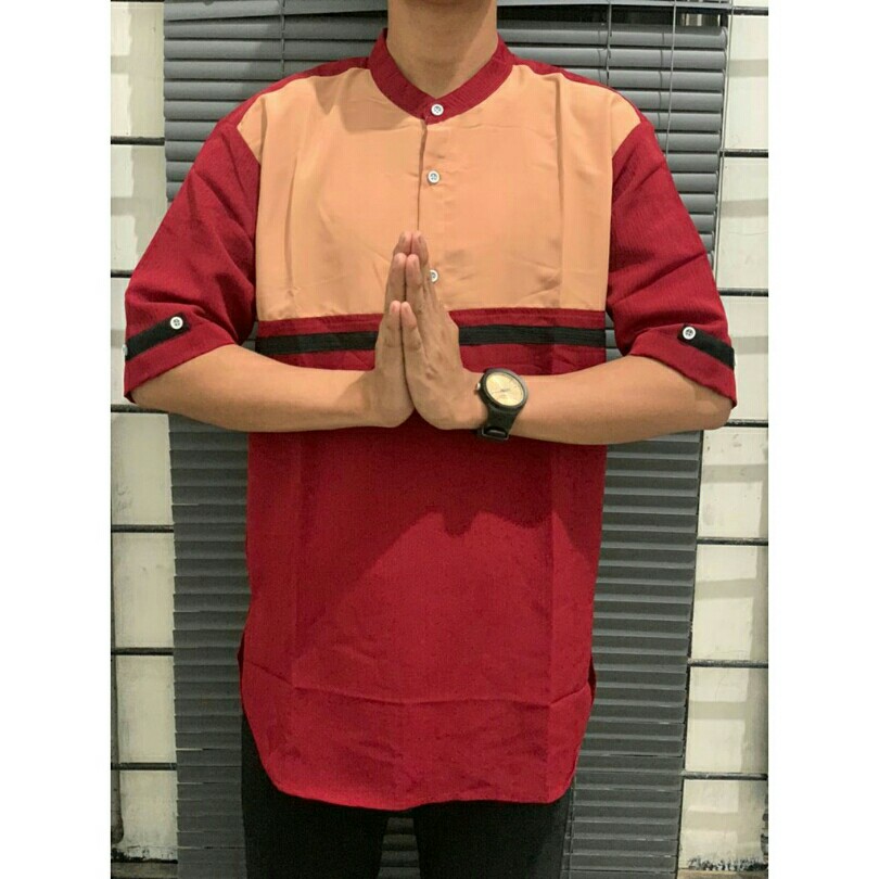 KURTA BAJU KOKOH PRIA LAKI LAKI MUSLIM MURAH KEREN 4