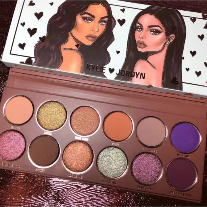 KYLIE X JORDYN EYESHADOW PALETTE 12 COLOR 