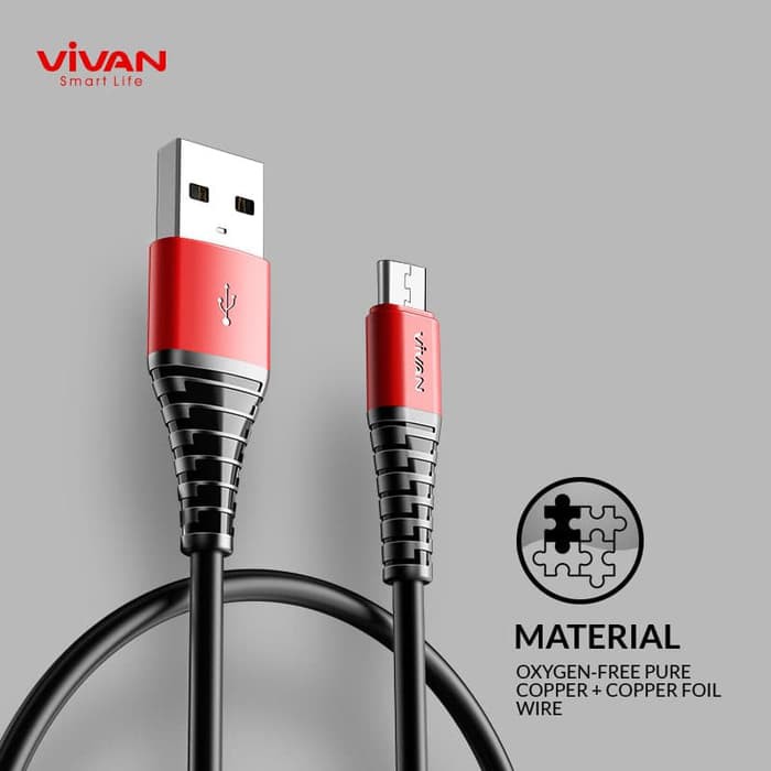 Kabel Data Micro USB 2A Vivan 3